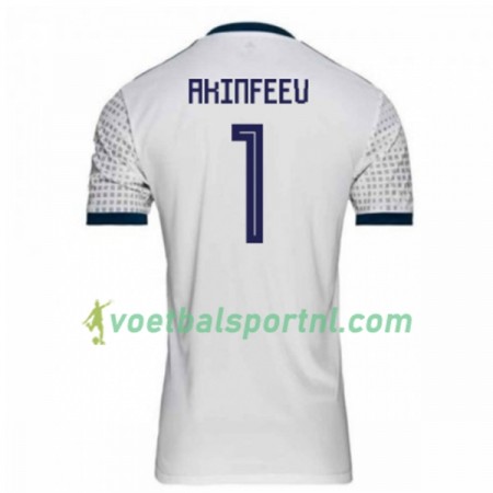 Rusland Akinfeev 1 Uit Shirt WK voetbal 2018
